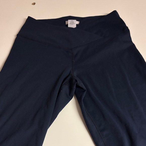 Garage Pants - Garage Dark Blue Cross High-Waisted Leggings